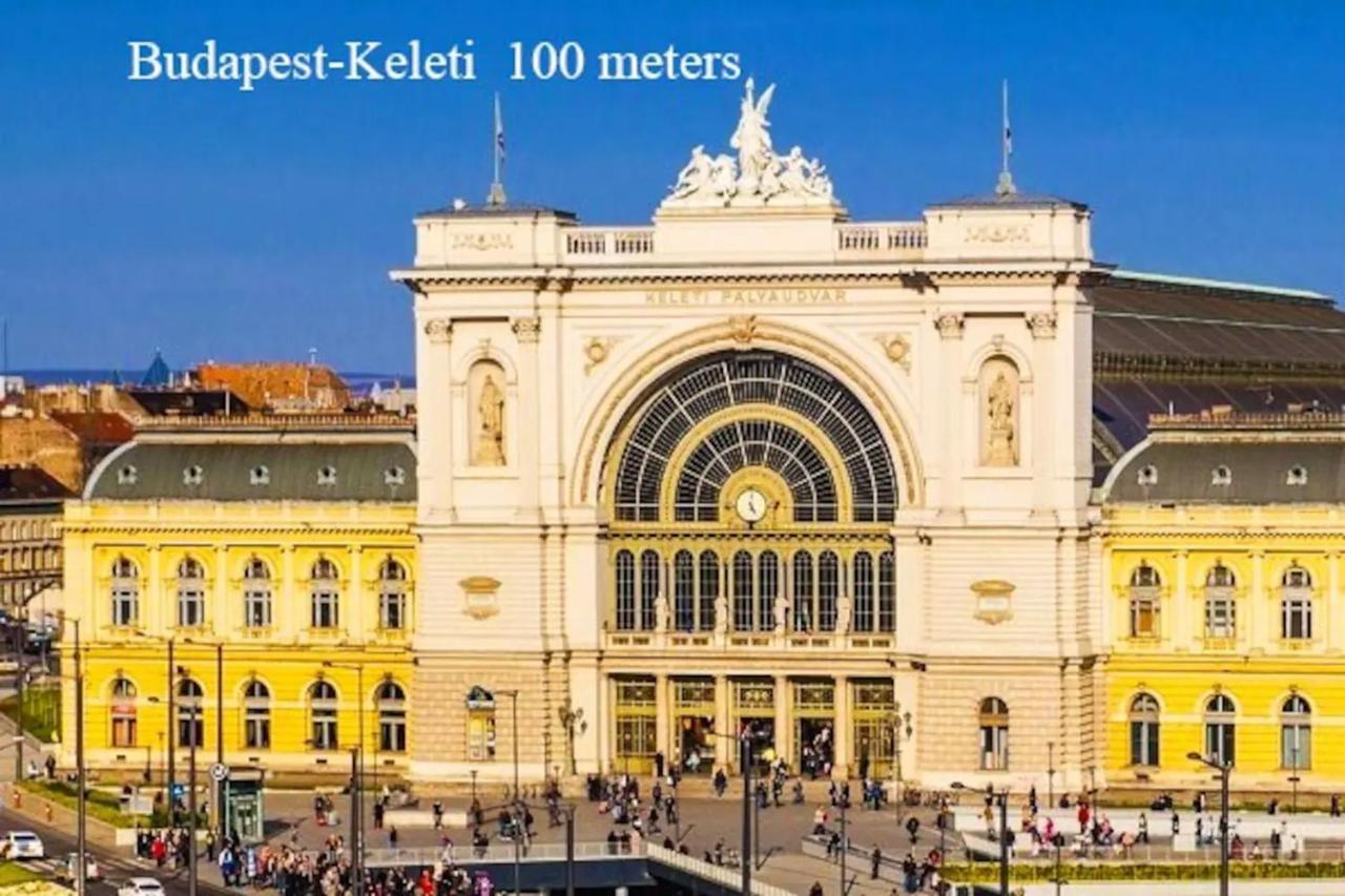 בודפשט Keleti Apartment City Center Big Flat Bedroom Private Use מראה חיצוני תמונה